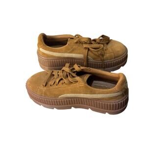 Puma Fenty Rihanna Shoes Womens Sz
9 Tan Suede Chunky Platform Creeper
Sneaker